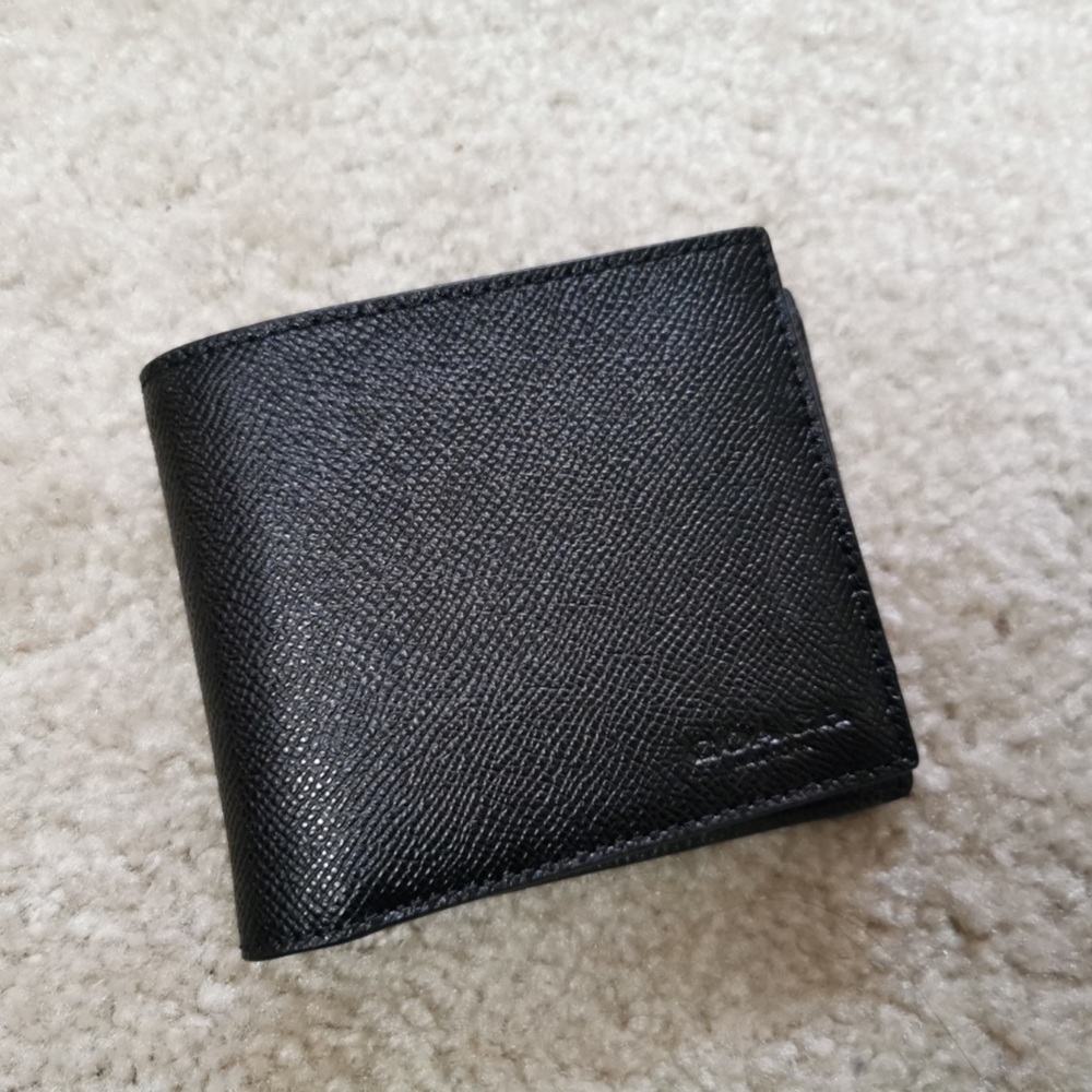 F59112/BLK、COACH COMPACT ID WALLET
